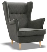 Kreslo VELO tmavosivé