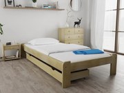 Posteľ Ada 90 x 200 cm, borovica Rošt: S latkovým roštom, Matrac: Matrac DELUXE 10 cm
