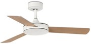 FARO 33603DC - Stropný ventilátor MINI MALLORCA S hnedá/biela pr. 106 cm + DO