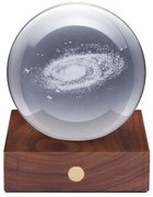 Tmavohnedá svetelná dekorácia na USB Amber – Gingko