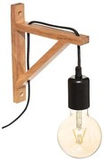 Atmosphera - Nástenné svietidlo WILD 1xE27/25W/230V borovica