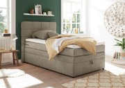 XXXLutz BOXSPRINGOVÁ POSTEĽ, 120/200 cm, piesková MID.YOU - Online Only spálne - 002220032508