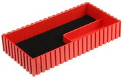 Plastová krabička na mikrometer 35-200x100 mm, červená