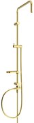 Mexen X, sprchový stĺp, sprchová hadica 150cm, mydelnička, prepínač sprchy, zlatá lesklá, 7939199-50