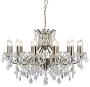 Searchlight - Krištáľový luster na reťazi PARIS 12xE14/40W/230V
