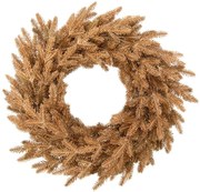 Bronzový vianočný smrekový veniec L - Ø 50*12 cm