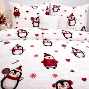 Posteľná obliečka Mikroplyš Penguin 140x200/70x90 cm | INTERMEDIC SK