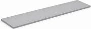 Laminovaná polica pre ELEMENT SYSTEM, 1200 x 200 mm, sivá