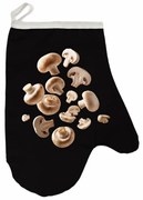 Kuchynská rukavica Champignon EMI, čierna