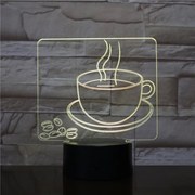 3Dmix 3D-MTV070 - Motív pre 3D LED nočnú lampu - Káva