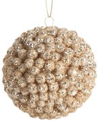 Vianočná ozdoba svetlohnedá (6 ks)