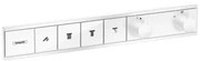 Sprchová batéria Hansgrohe Rainselect 4 bez podomietkového telesa matná biela 15382700