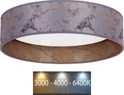 Brilagi - LED Stropné svietidlo VELVET LED/24W/230V 3000/4000/6400K šedá/zlatá