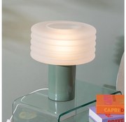 Atmosphera - Stolná lampa ASTI 1xE27/60W/230V zelená