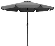 Záhradný slnečník Lavulo 300 cm sivý