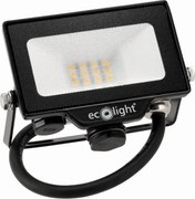 ECOLIGHT LED reflektor 10W 2v1 - neutrálna biela