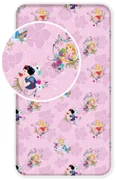 Bavlnená plachta 90 × 200 cm – Princezny "Pink 02"