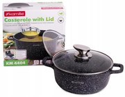 Hrniec mramorový 2,3L so sklenenou pokrievkou