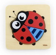 Drevené puzzle pre najmenších Viga Lienka