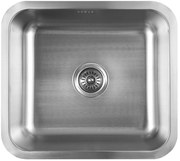 Aqualine Aqualine, nerezový vstavaný drez 50x18x45cm, AQ5045