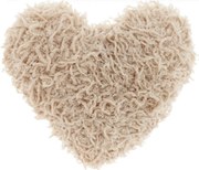Dekoratívny vankúšik ROMEO HEART 45x45 cm, béžový