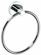SAPHO XR411 X-Round E držiak uterákov kruh, strieborná