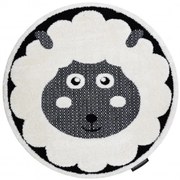 Koberec JOY Sheep krém / čierny