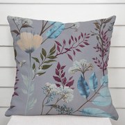 Biante Bavlnená obliečka na vankúš Sandra SA-621 Jesenné vetvičky na modrosivom 40 x 40 cm