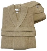 Froté deluxe unisex župan Béžový TiaHome - S/M