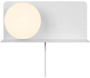 Nordlux - Nástenné svietidlo s poličkou LILIBETH 1xE14/25W/230V biela