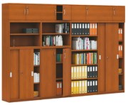 Zostava skríň MIRELLI, typ D, nadstavba, čerešňa