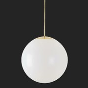 Osmont 64654 Isis P4 Pm Hp závesné plastové svietidlo mosadz leštená biela I