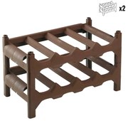 Stojan na víno 24x41x24cm - 2 kusy