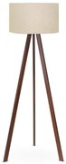 Stojacia lampa AYD 1xE27/60W/230V béžová/hnedá