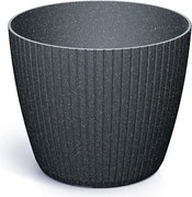 Kvetináč LAMIE ECOWOOD antracitový