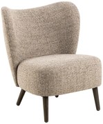 Béžové kreslo z textílie buklé Elmont – Actona