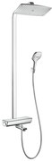 Hansgrohe Raindance Select E, Showerpipe 360 1jet s vaňovým termostatom, biela/chrómová, HAN-27113400