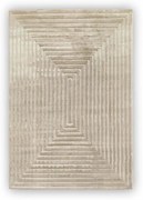 Koberec Lily 3D geometrický, béžový