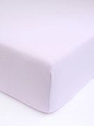 Jersey prostěradlo s elastanem 220 × 200 cm – lila
