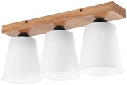 Prisadený luster LULA 3xE27/60W/230V dub