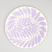 Wrap Ilustrovaná tácka drevená Art Trays by Linnéa Andersson okrúhla fialová