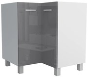 Kuchynská skrinka Lucjan 90/90 DN LUX čierna