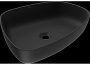 Mexen Ono umývadlo na dosku z konglomerátu 51 x 39 cm, Čierna - 23045171