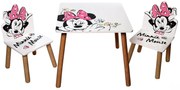 Arditex Detský stôl s stoličkami Minnie Mouse