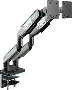 Držiak na dva monitory 35" RGB, sivo-čierny: Diablo X-Arm Dual
