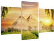 Obraz - Pyramídy (90x60 cm)