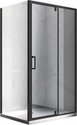 BPS-koupelny Obdĺžnikový sprchový kút ZES KZ07B BL 110x90 čierna/transparent - bez vaničky