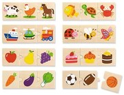 Viga Drevené logické puzzle Viga 24ks