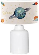 Detská lampička CANDY 1xE27/40W/230V biela/pestrofarebná