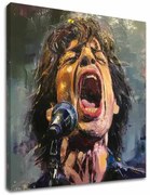 Obraz Mick Jagger - Legenda na pódiu | 100% originál domaľovaný akrylom